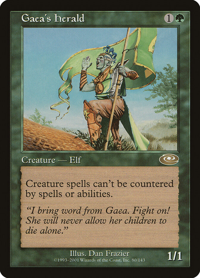 Gaea's Herald card front