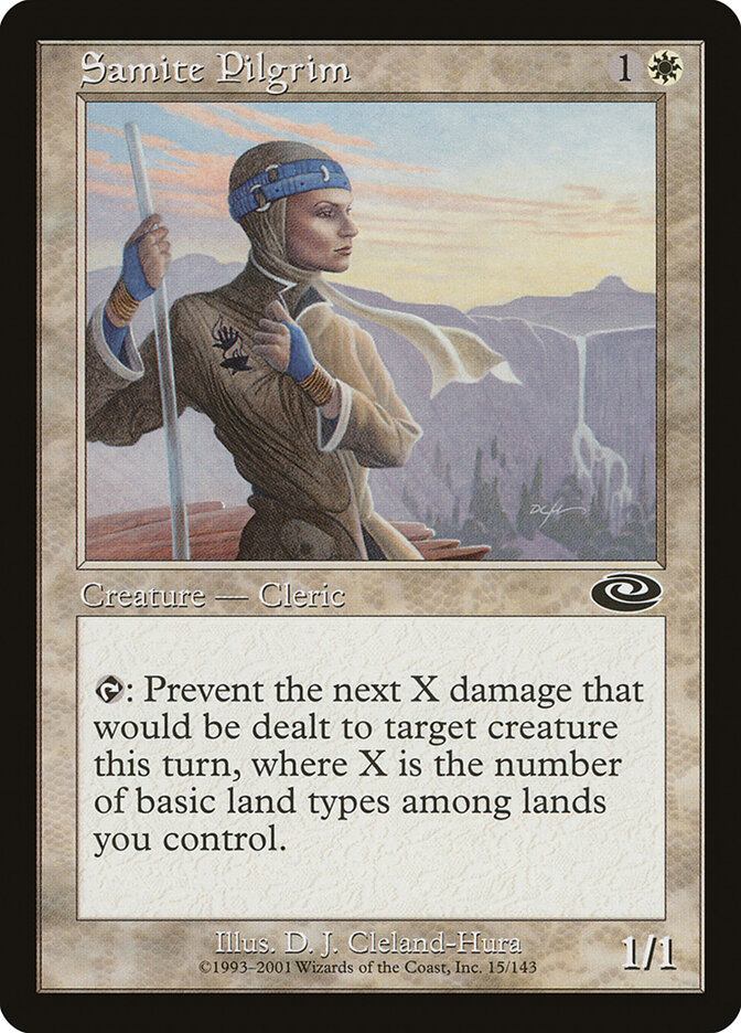 Samite Pilgrim card front