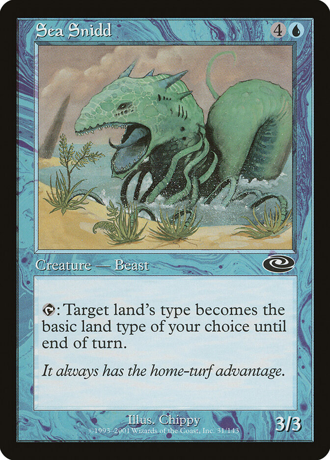 Sea Snidd card front
