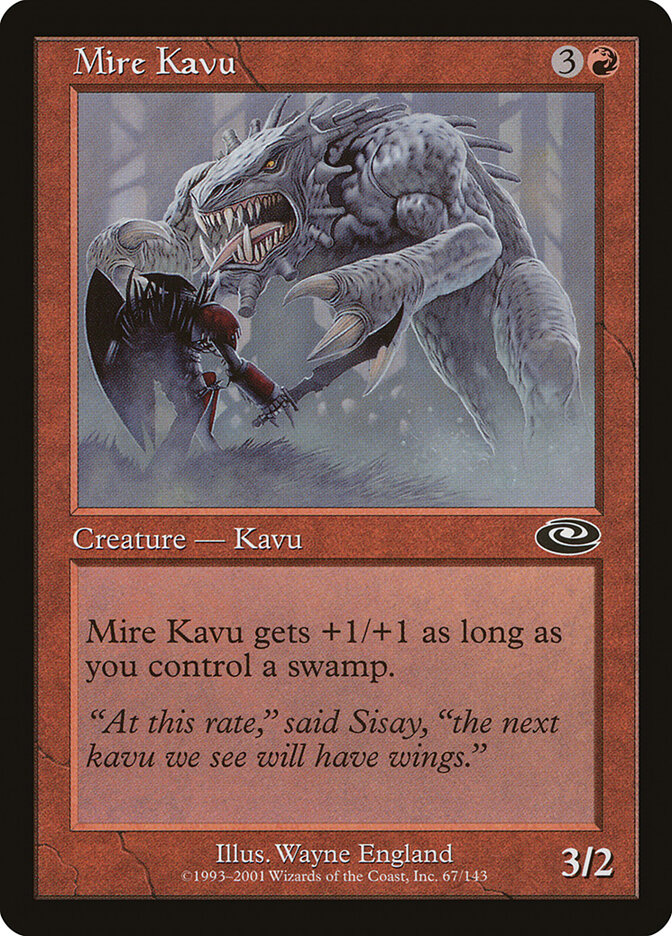Mire Kavu card front