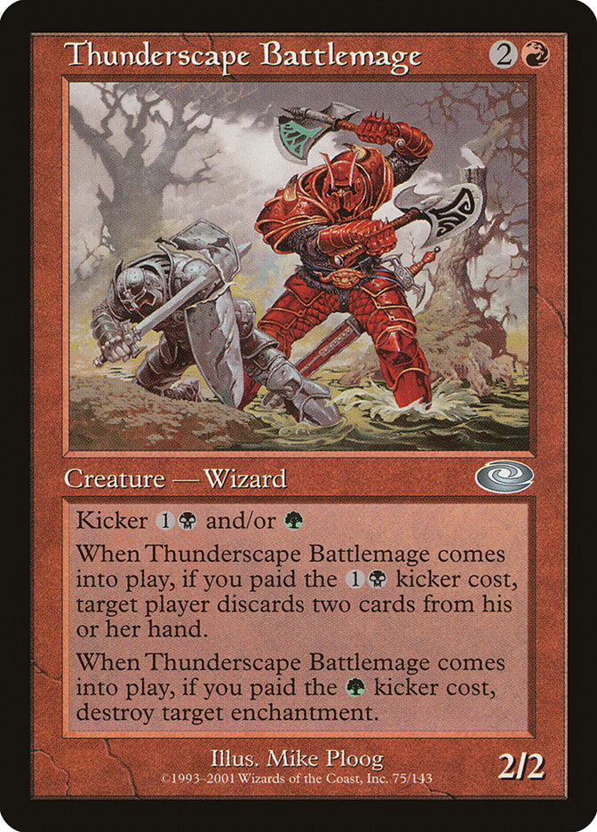 Thunderscape Battlemage card front