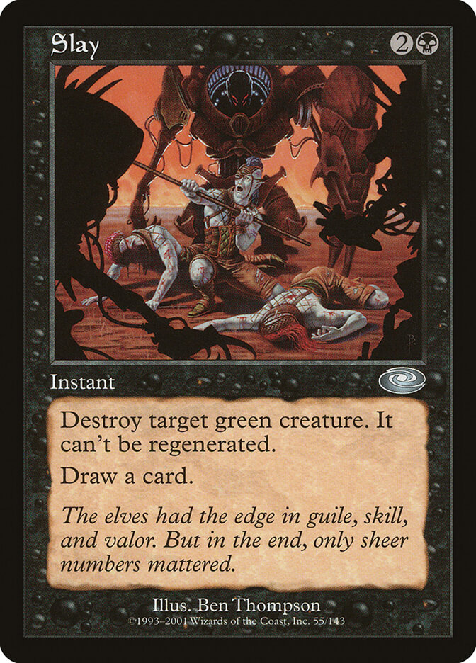Slay card front
