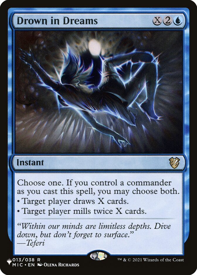 Drown in Dreams card front