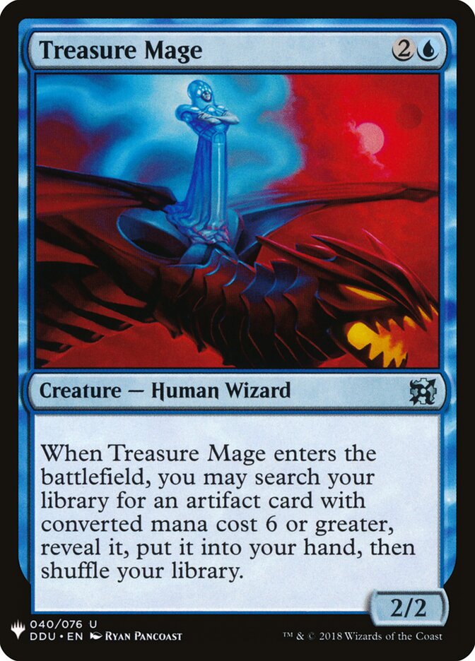 Treasure Mage card front