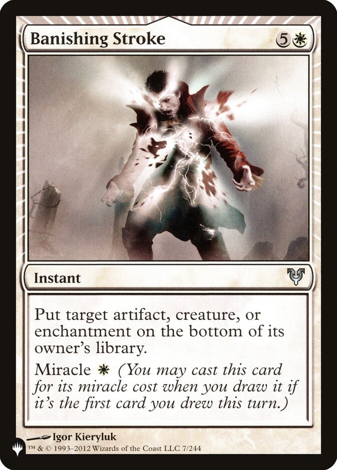 Banishing Stroke card front
