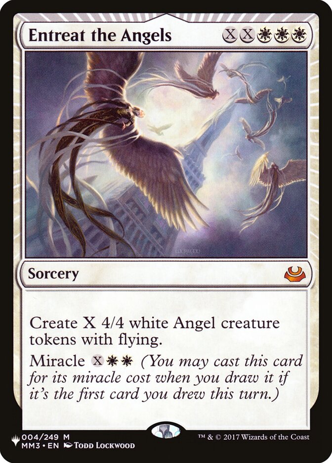 Entreat the Angels card front