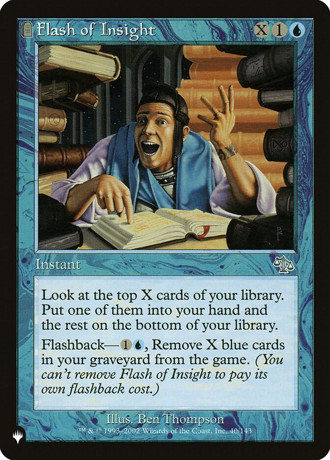 Flash of Insight card front