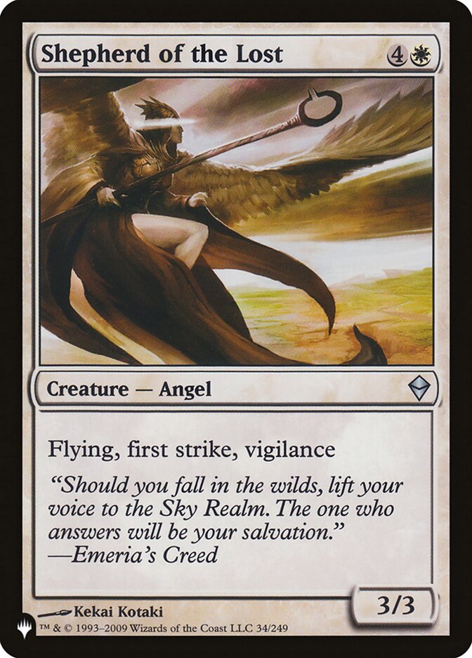 Shepherd of the Lost card front