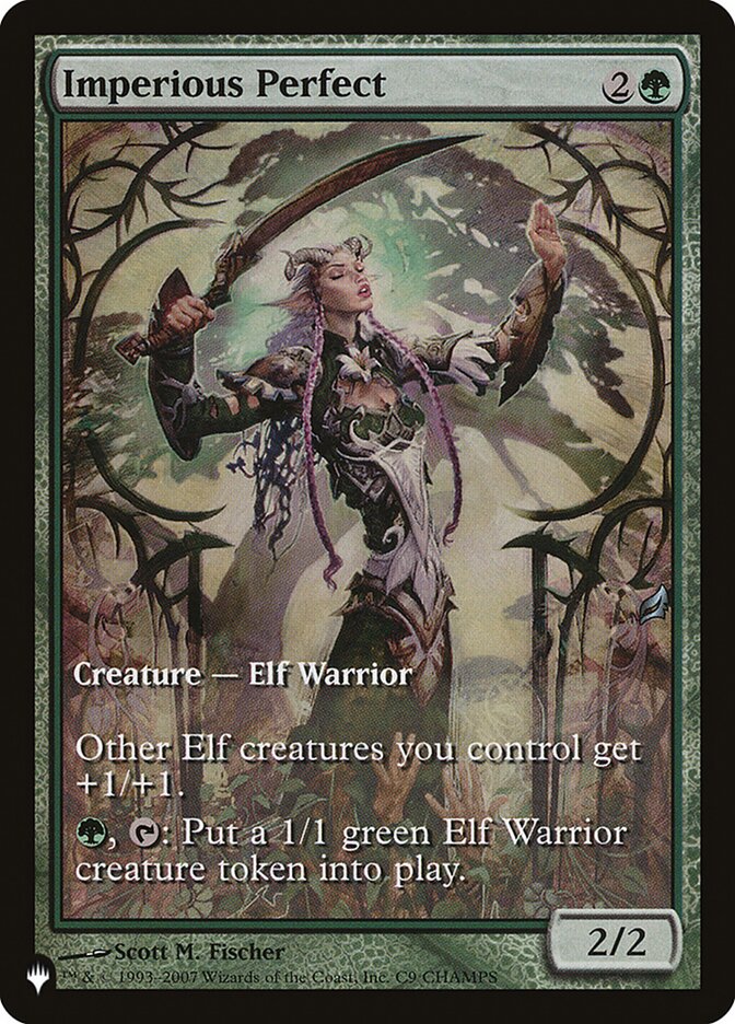 Imperious Perfect card front