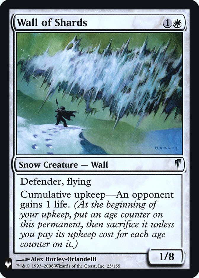 Wall of Shards card front