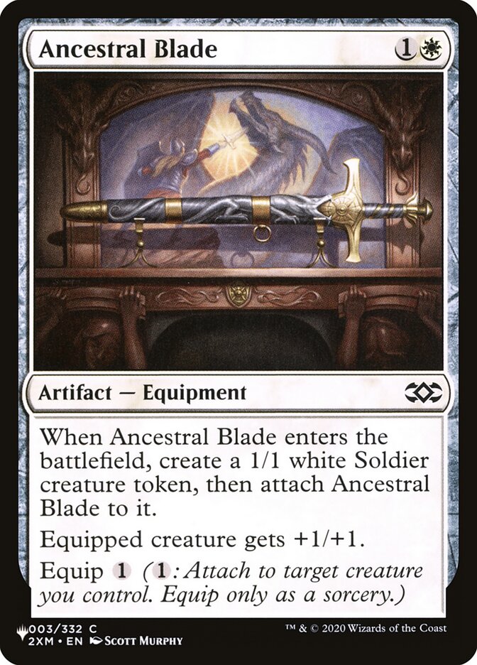 Ancestral Blade card front
