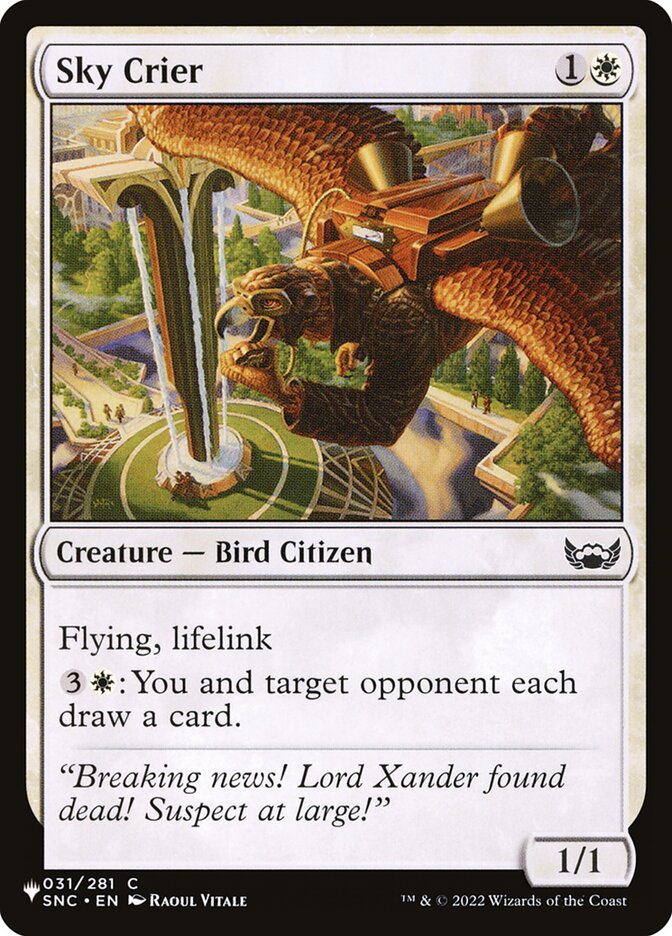 Sky Crier card front