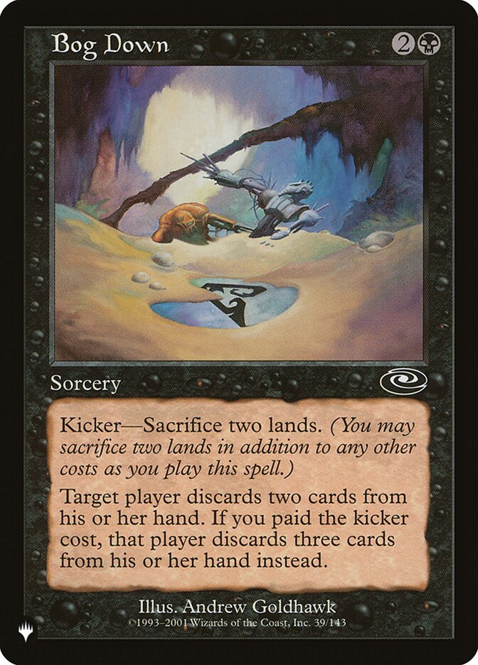 Bog Down card front
