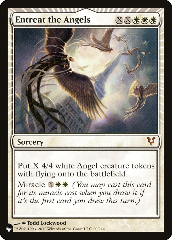 Entreat the Angels card front