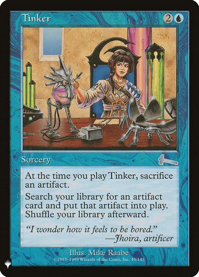 Tinker card front