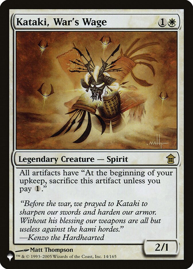 Kataki, War's Wage card front