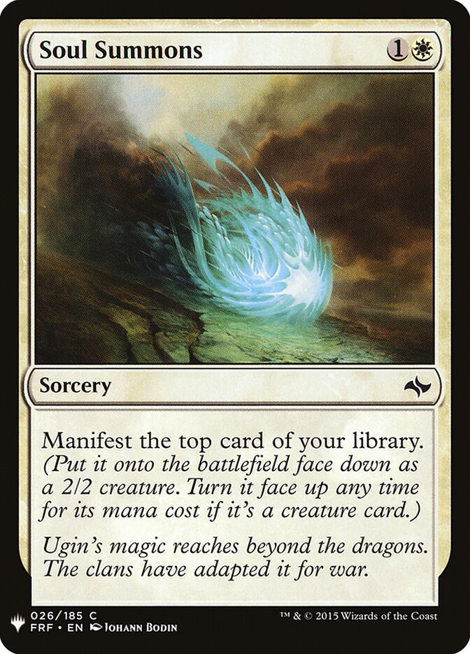 Soul Summons card front