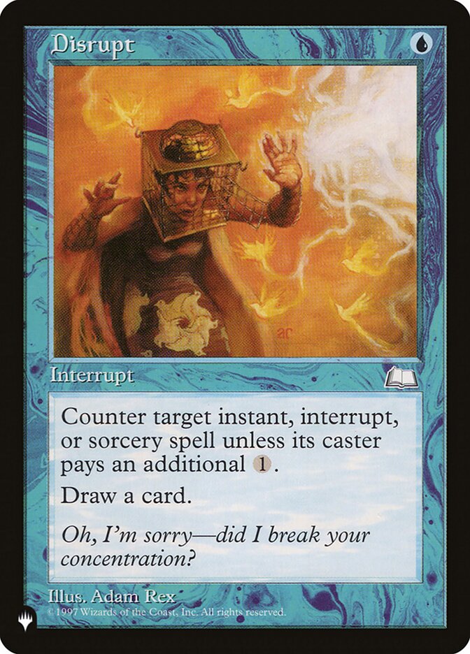 Disrupt card front