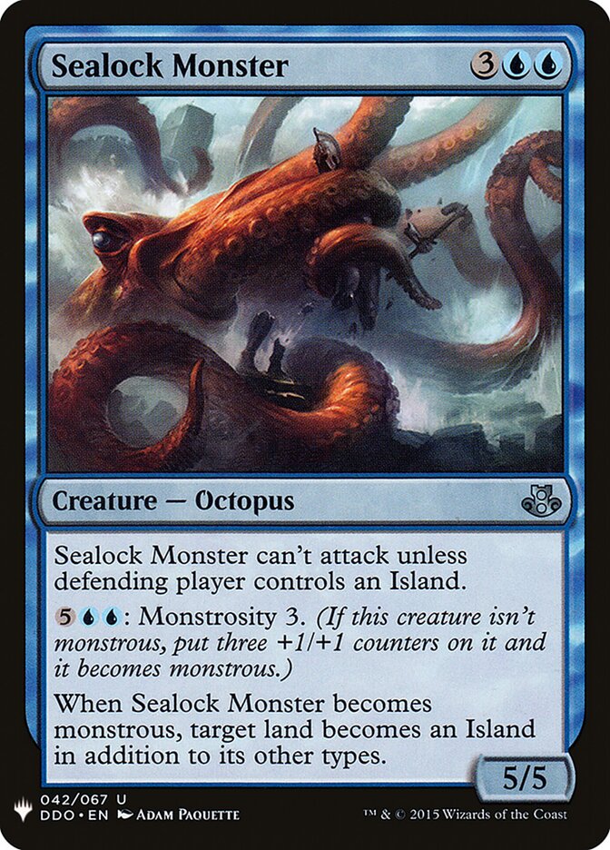 Sealock Monster card front