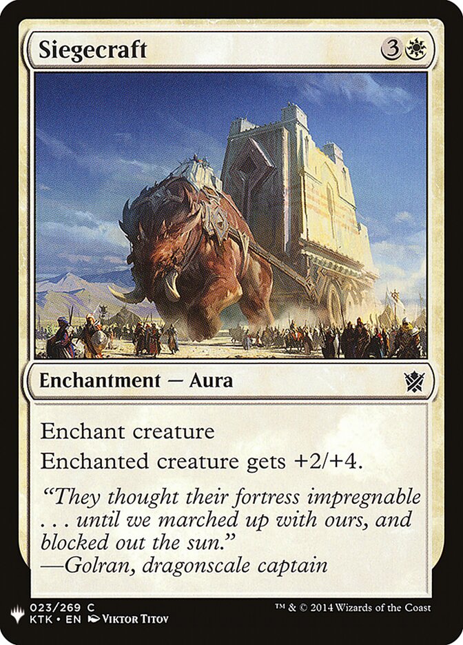 Siegecraft card front