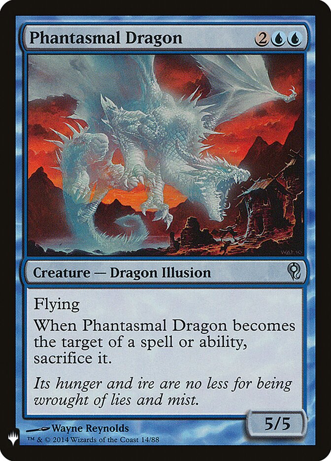 Phantasmal Dragon card front