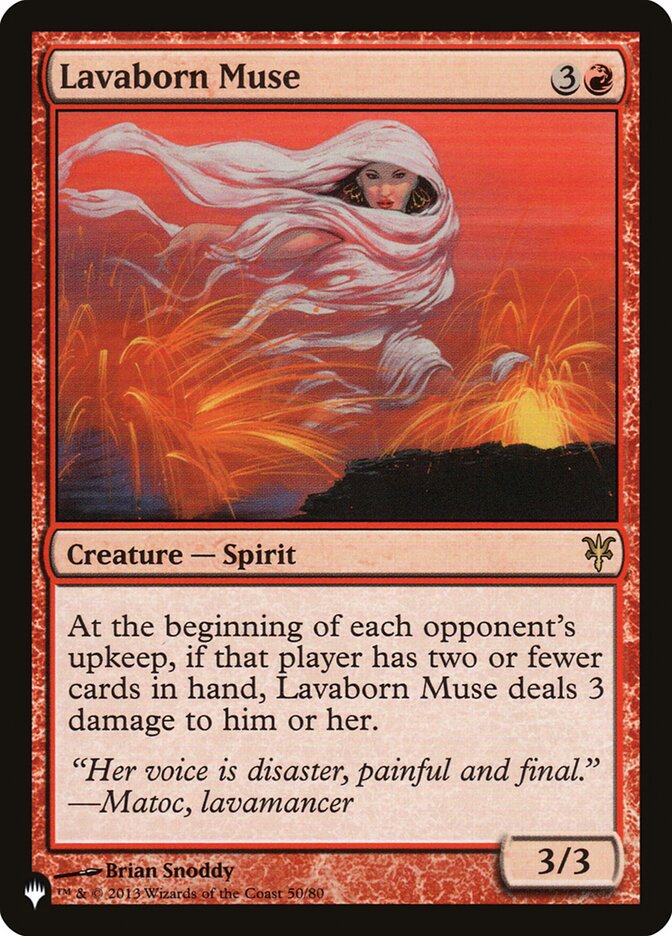 Lavaborn Muse card front