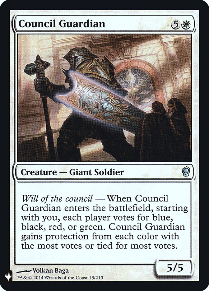Council Guardian card front