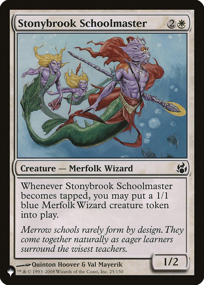 Stonybrook Schoolmaster card front