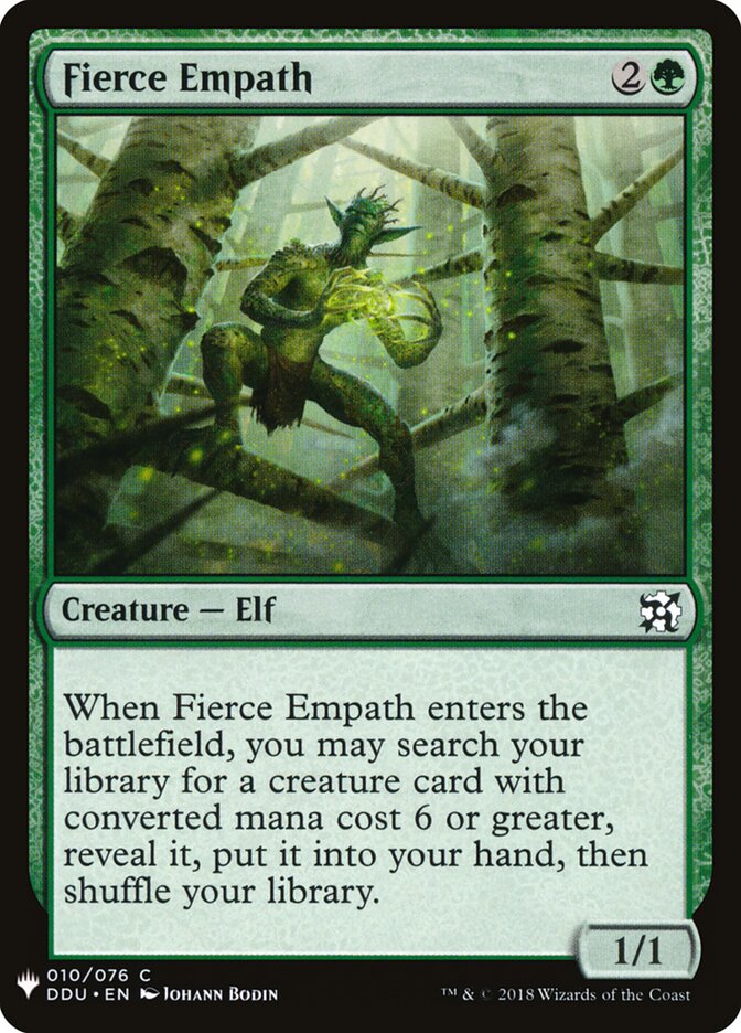 Fierce Empath card front