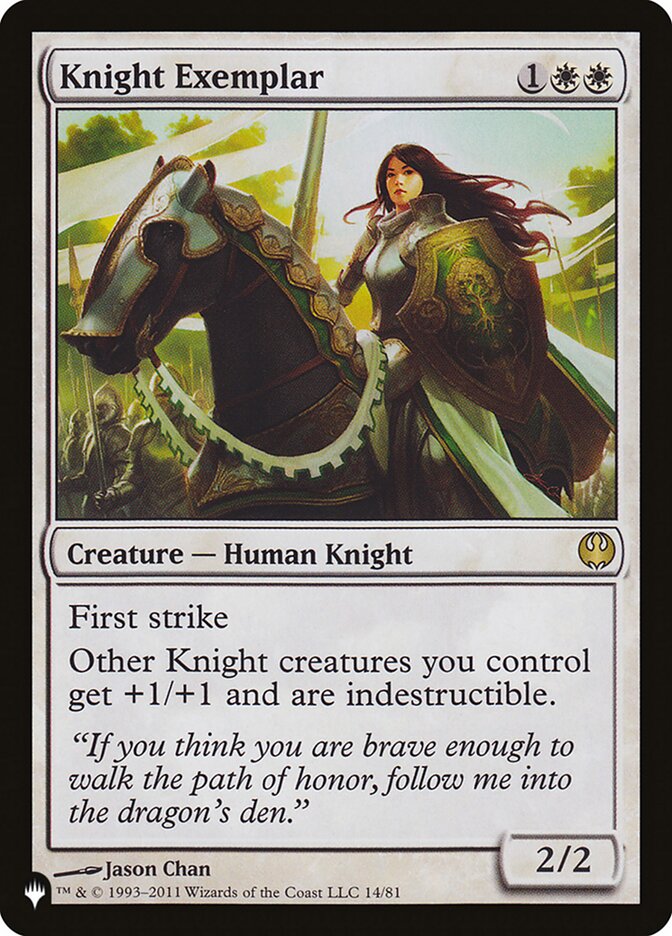 Knight Exemplar card front