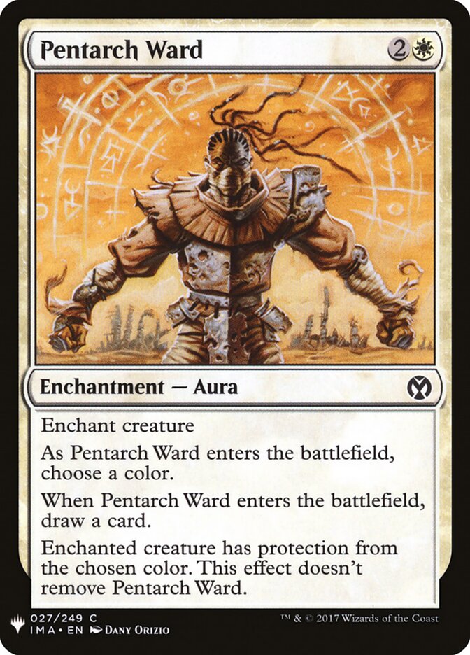 Pentarch Ward card front