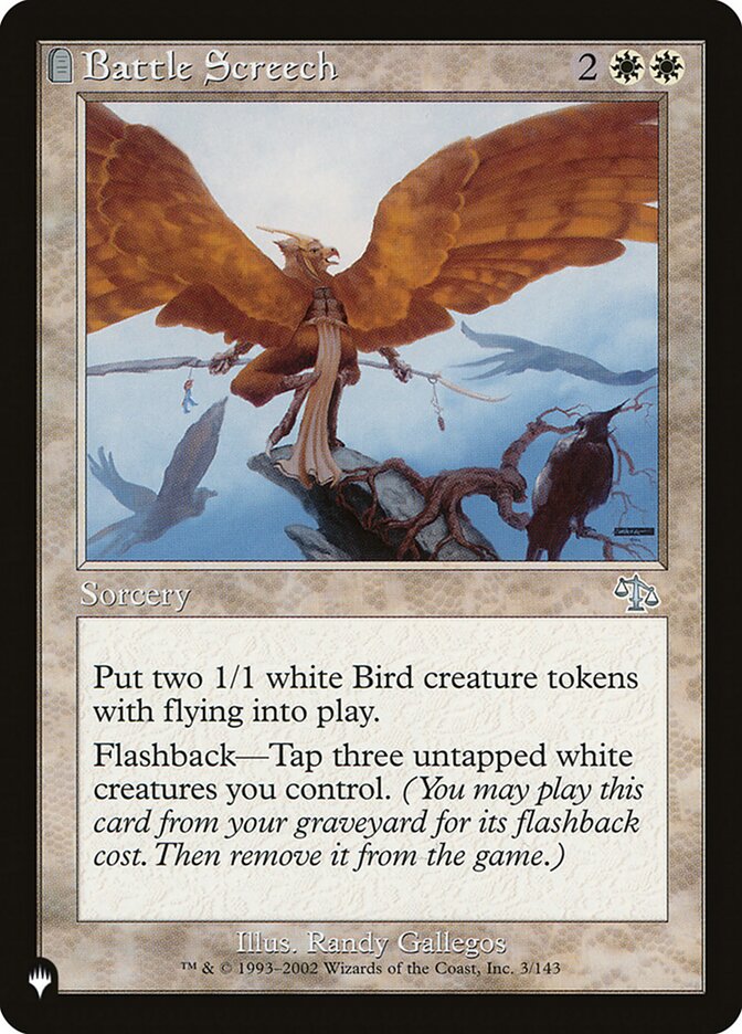 Battle Screech card front