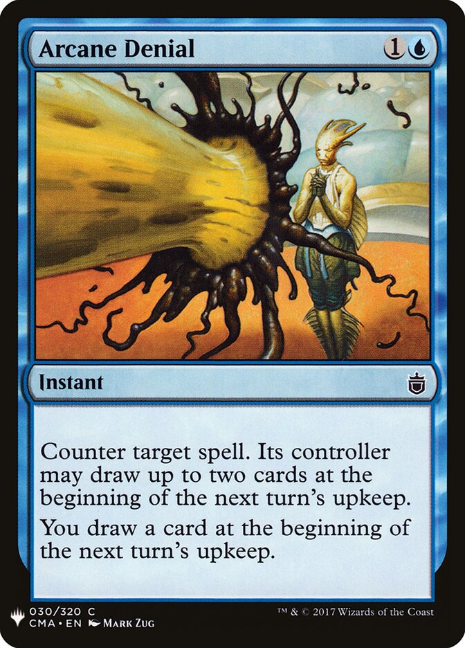 Arcane Denial card front