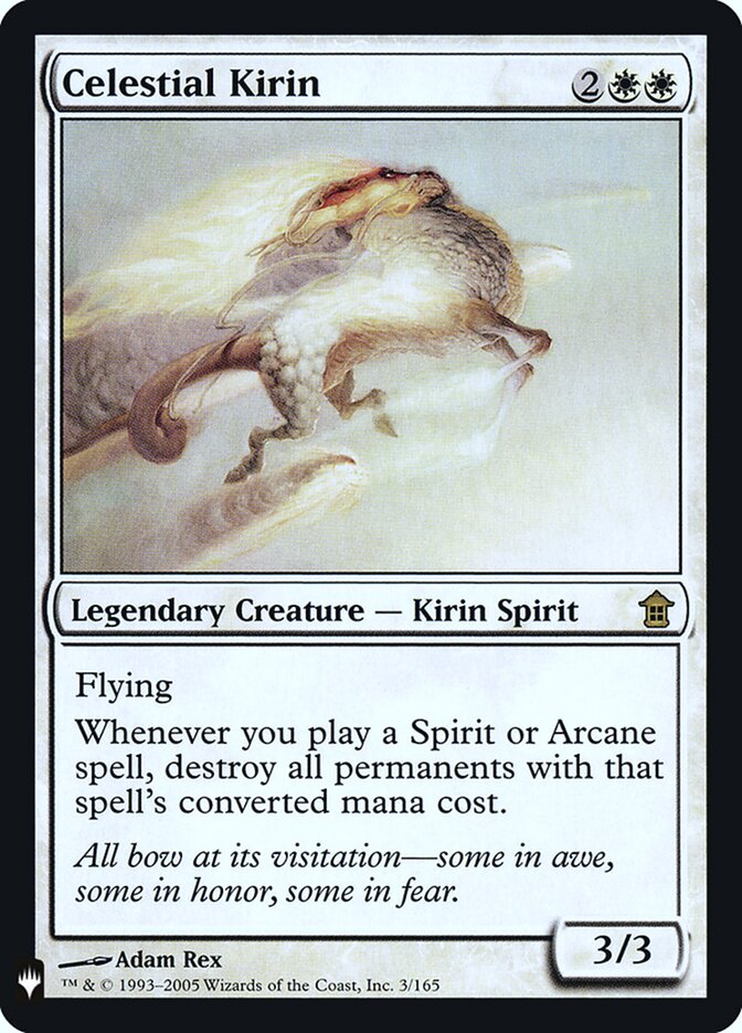 Celestial Kirin card front