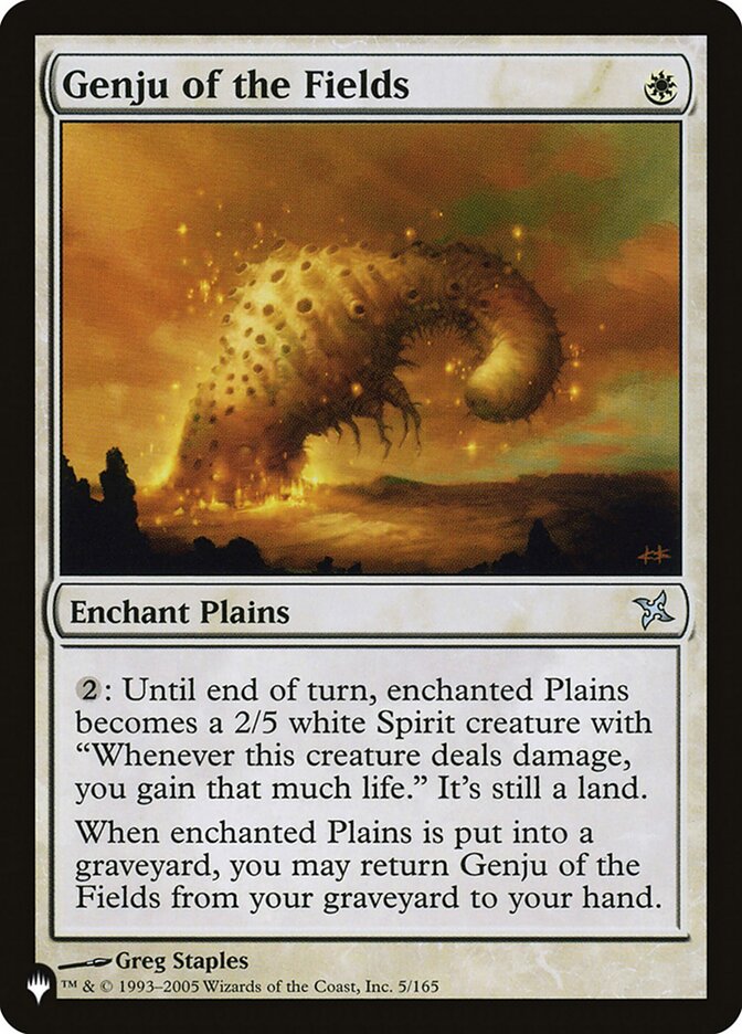 Genju of the Fields card front