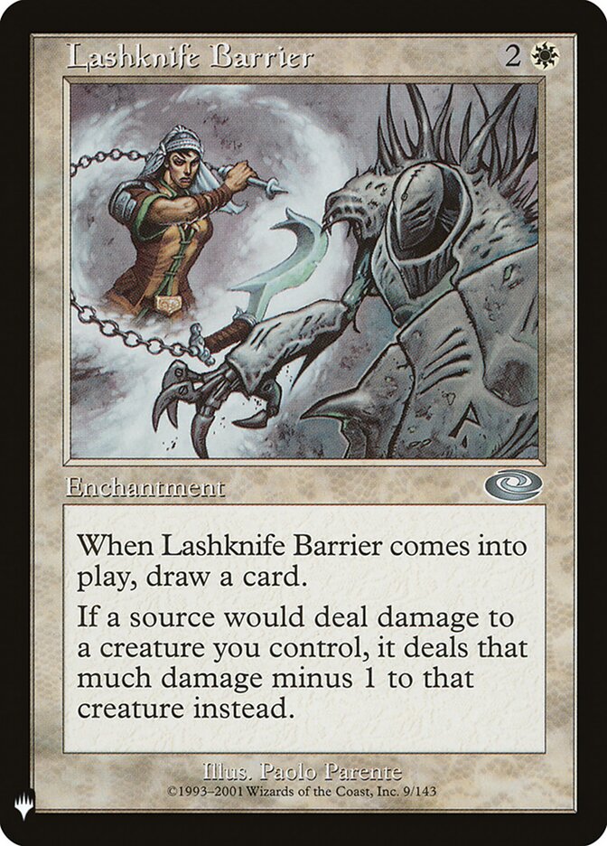 Lashknife Barrier card front