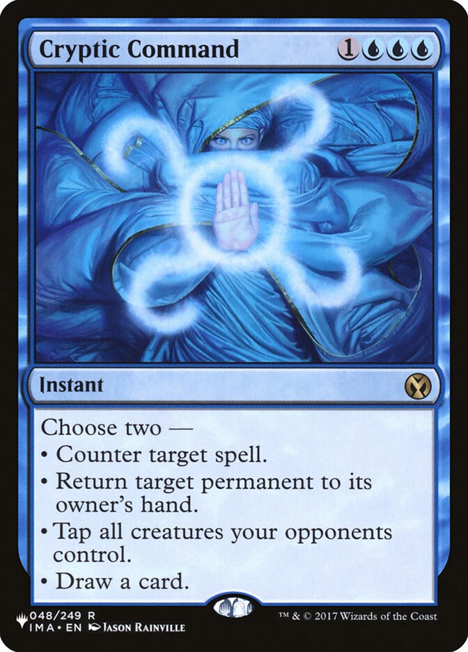 Cryptic Command card front