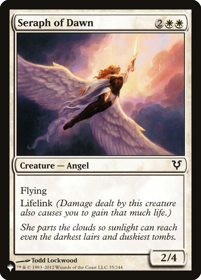 Seraph of Dawn card front