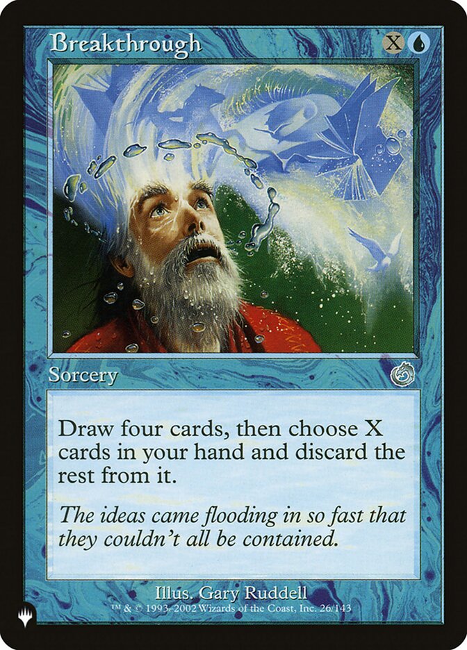 Breakthrough card front