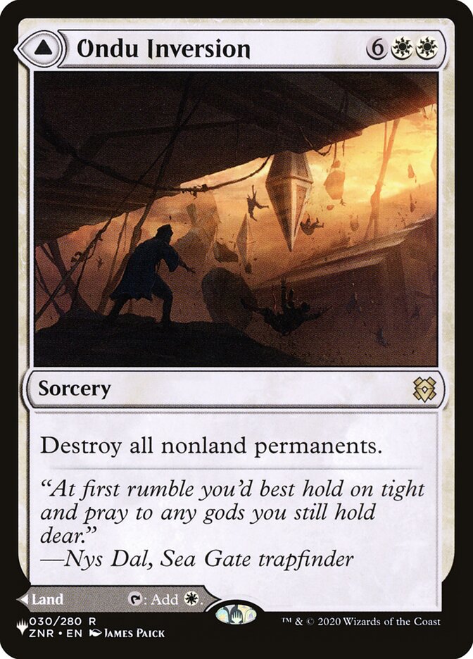 Ondu Inversion card front