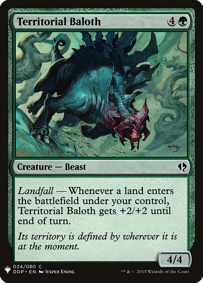 Territorial Baloth card front