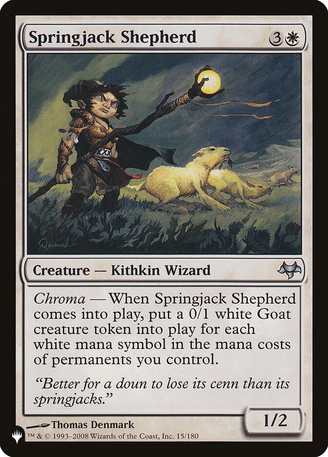 Springjack Shepherd card front