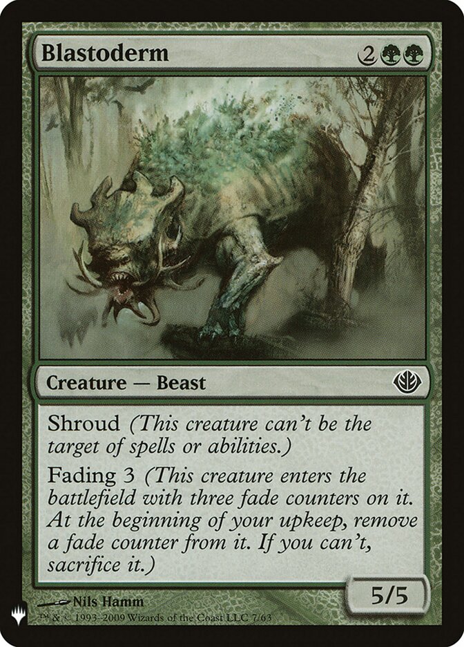 Blastoderm card front