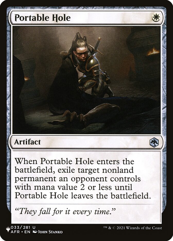 Portable Hole card front