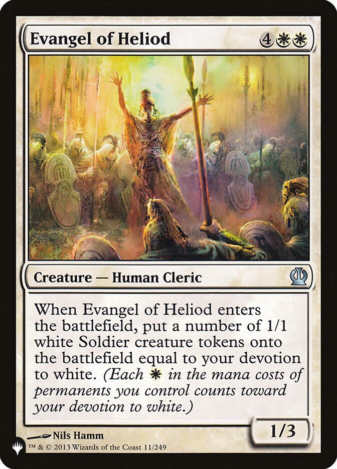 Evangel of Heliod card front