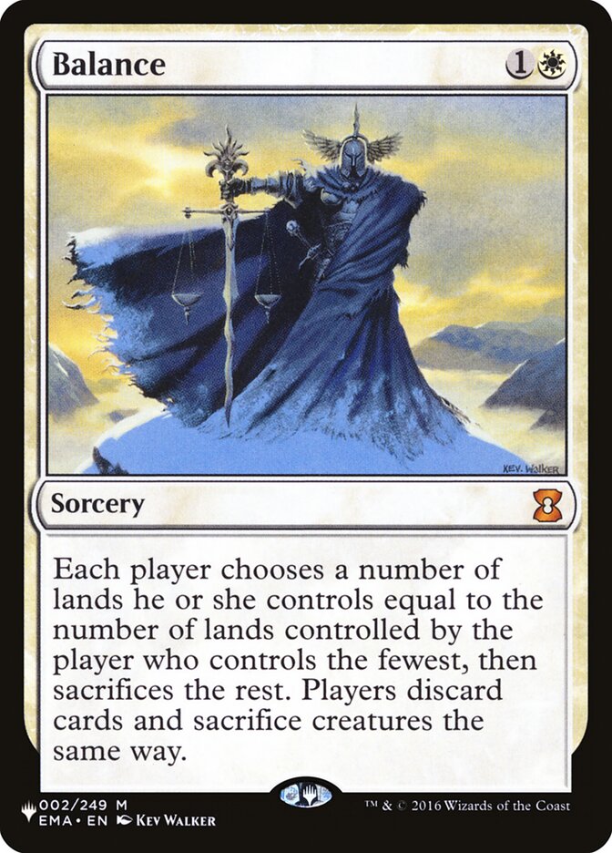 Balance card front