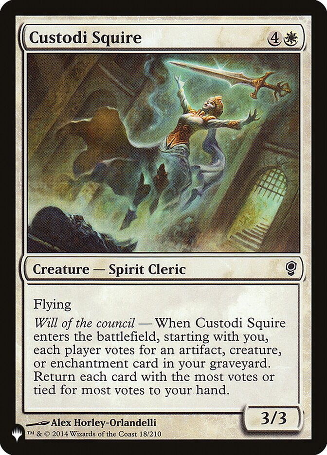 Custodi Squire card front