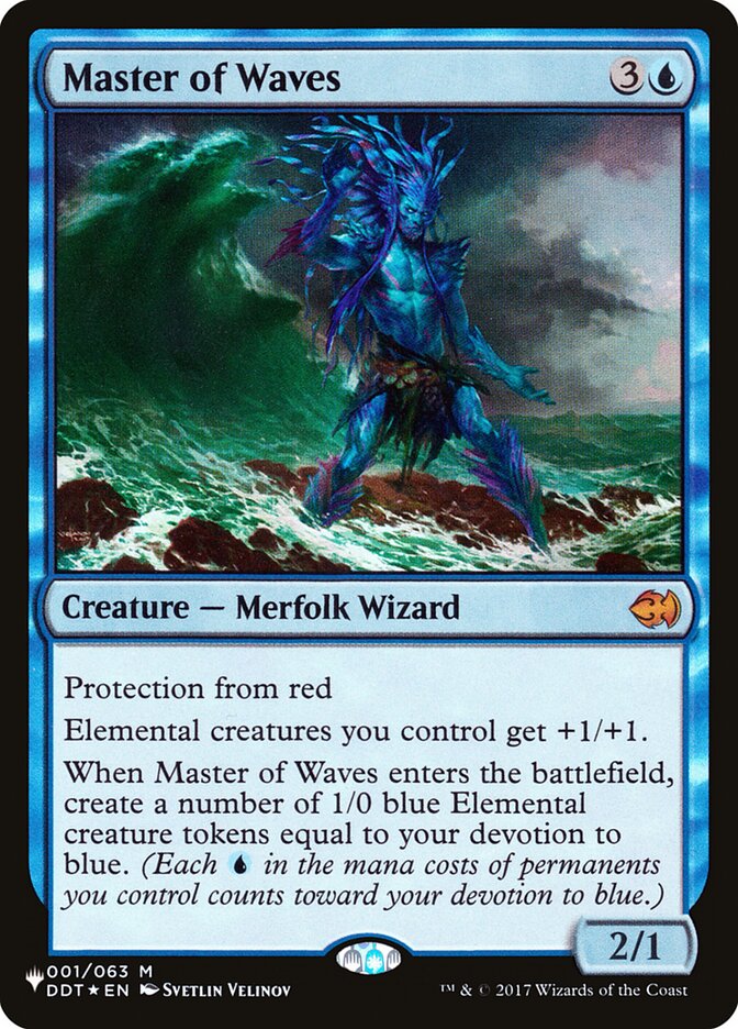 Master of Waves card front