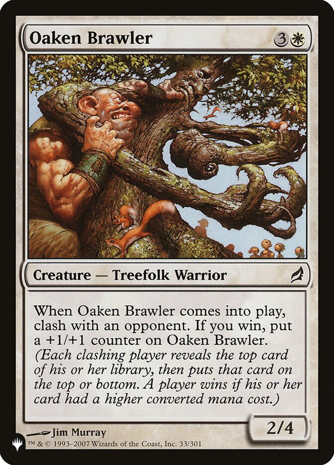 Oaken Brawler card front