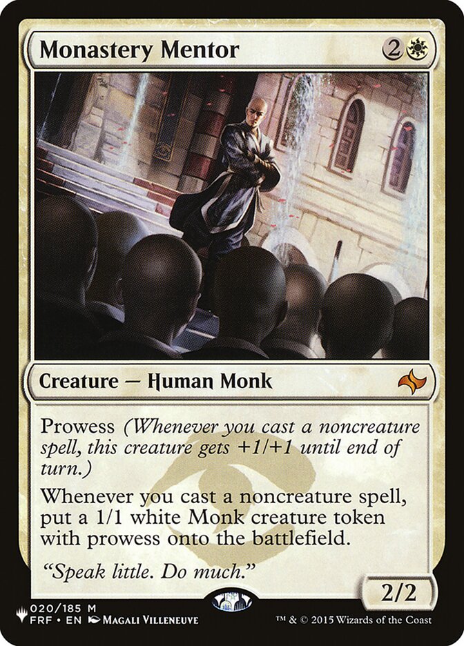Monastery Mentor card front